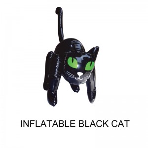 อุปกรณ์ตกแต่งฮาโลวีนทำให้พอง Black Cat